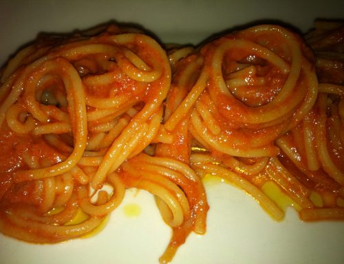 Spaghetti al Pomodoro, Semplicemente……………….