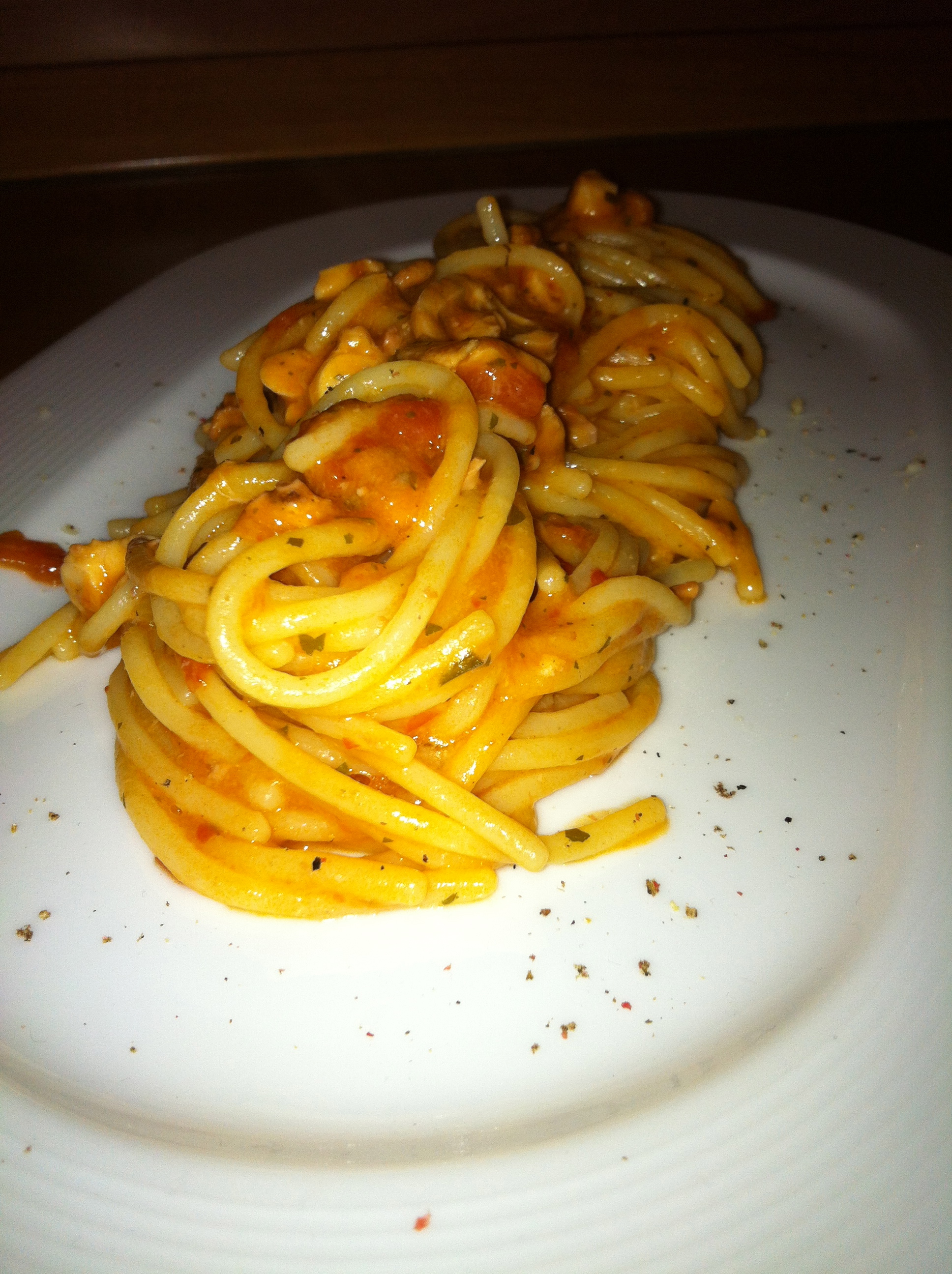 Spaghetti co Ragù di polipo